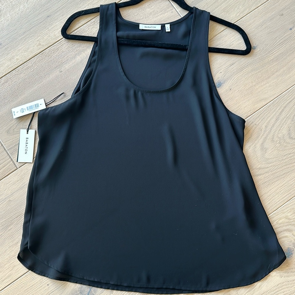 Babaton Black Blouse Tank Top